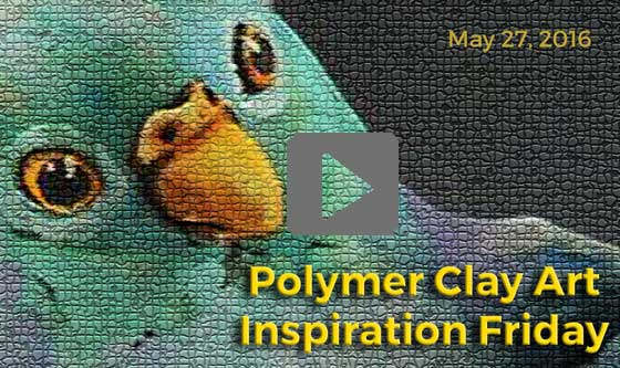 polymer clay, birds, ornaments