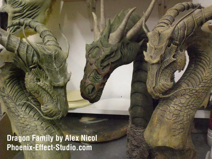 Dragon Family by Alex Nicol. Incredible example of detailed work possible with this clay. Click the photo for more!